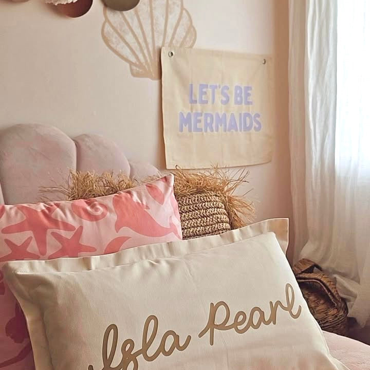 Girls mermaid wall banner. Girls under the sea room banner. Let’s be mermaids wall banner. Girls ocean bedroom wall banner. Girls mermaid wall decor. Ocean girls bedroom styling. Mermaid girls bedroom wall decor. Girls mermaid room inspo. Under the sea girls bedroom inspo. Girls ocean bedroom ideas. Girls under the sea bedroom decor. Girls mermaid wall decor. Mermaid wall banner.