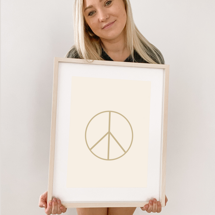 Simple peace sign wall print. Peace symbol wall art. Peace sign kids unframed print. Kids wall art. Kids wall print. Surf boys bedroom print. Surf boys bedroom styling. Boys surf bedroom wall decor. Surf boys bedroom wall art. Boys surf room inspo. Beach boys bedroom inspo. Boys beach bedroom ideas.