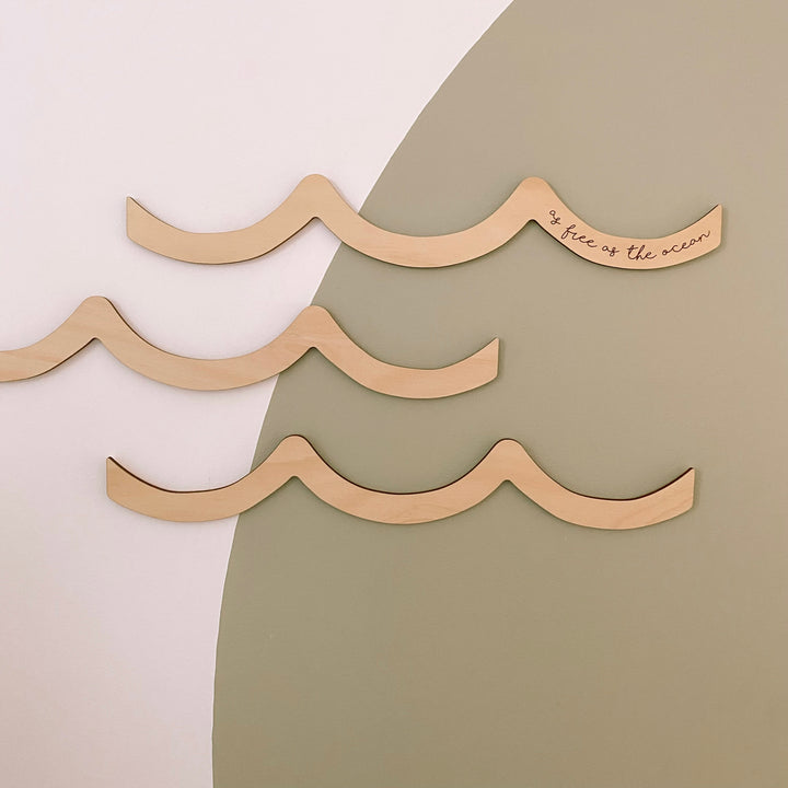 Timber wall waves. Ply wall stick on wall waves. As free as the ocean wall waves. Boys coastal bedroom styling. Boys beach bedroom wall decor. Boys surf bedroom wall waves. Kids coastal wall decor. Boys beach bedroom inspo. Boys surf bedroom decor ideas. 7 year old bedroom ideas. 10 year old bedroom ideas. 12 year old bedroom ideas.