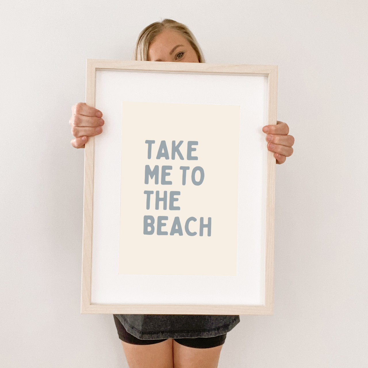 Simple beach wall print. Take me to the beach wall art. Beach kids unframed print. Surf Kids wall art. Surf girls bedroom styling. Surf girls bedroom wall decor. Girls surf room inspo. Beach girls bedroom inspo. Girls beach bedroom ideas. Girls sea wall print. Girls surf wall decor. Beach girls wall print.