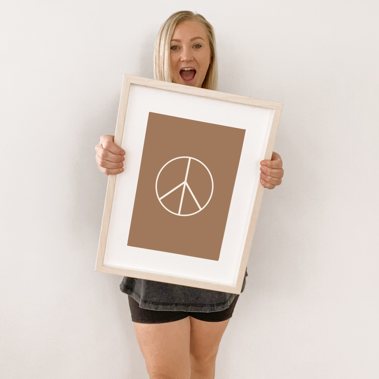Simple peace sign wall print. Peace symbol wall art. Peace sign kids unframed print. Kids wall art. Kids wall print. Surf boys bedroom print. Surf boys bedroom styling. Boys surf bedroom wall decor. Surf boys bedroom wall art. Boys surf room inspo. Beach boys bedroom inspo. Boys beach bedroom ideas.
