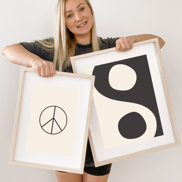 Abstract ying Yang wall print. Ying Yang wall art. Ying Yang kids unframed print. Kids wall art. Kids wall print. Surf boys bedroom print. Surf boys bedroom styling. Boys surf bedroom wall decor. Surf boys bedroom wall art. Boys surf room inspo. Beach boys bedroom inspo. Boys beach bedroom ideas.