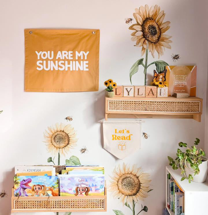 You are my sunshine kids wall banner | nursery wall decor ~ Honey