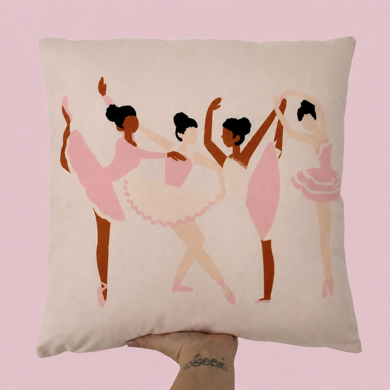 Ballerinas cushion slip ~ Sample sale
