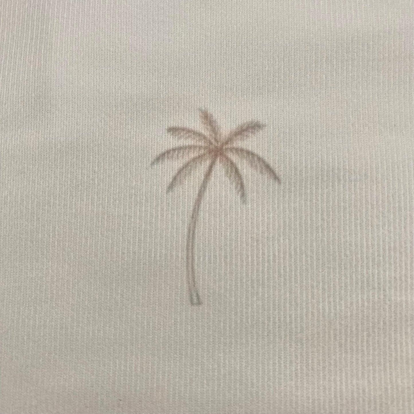 Vintage palms cushion slip ~ Imperfect