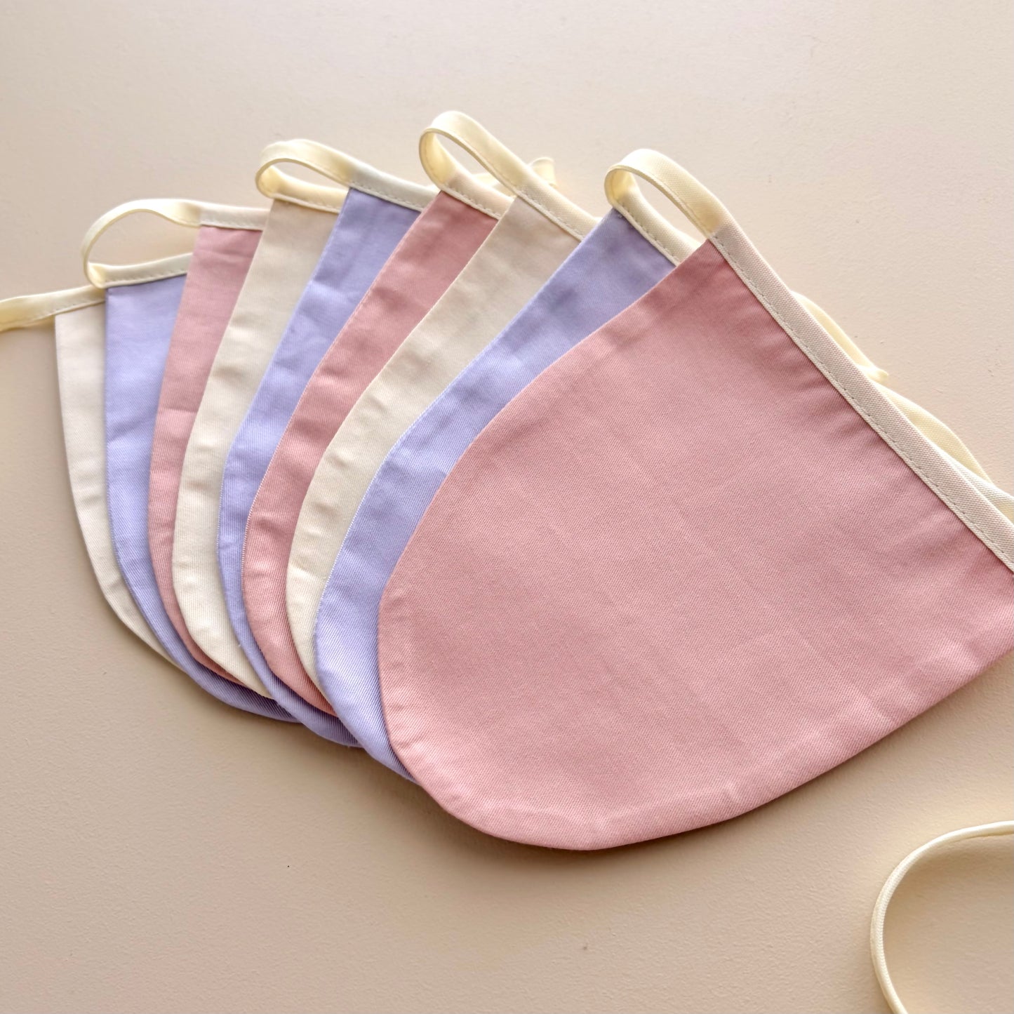 Fairy floss girls scalloped wall bunting | Pink & purple wall garland