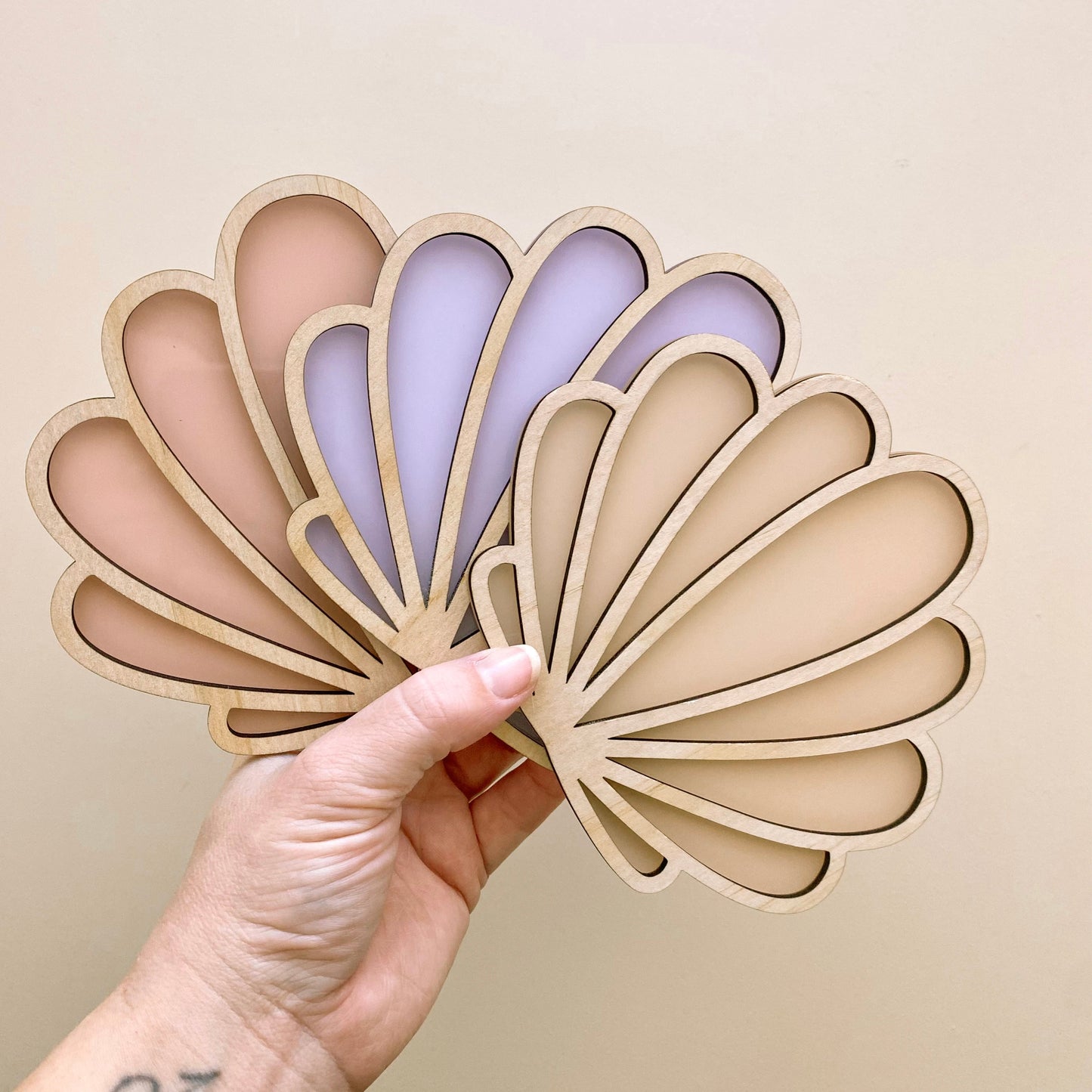 Coastal wall shapes set ~ Triple shell