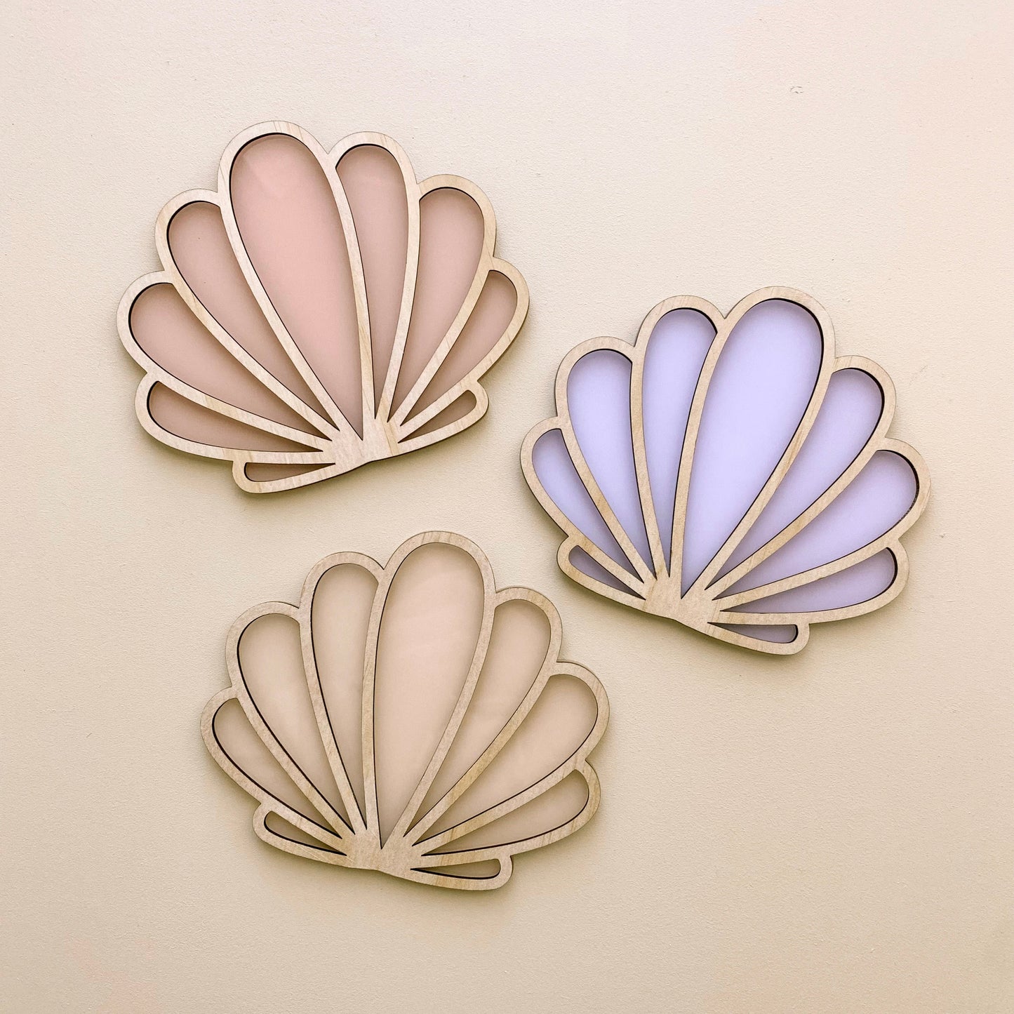 Coastal wall shapes set ~ Triple shell