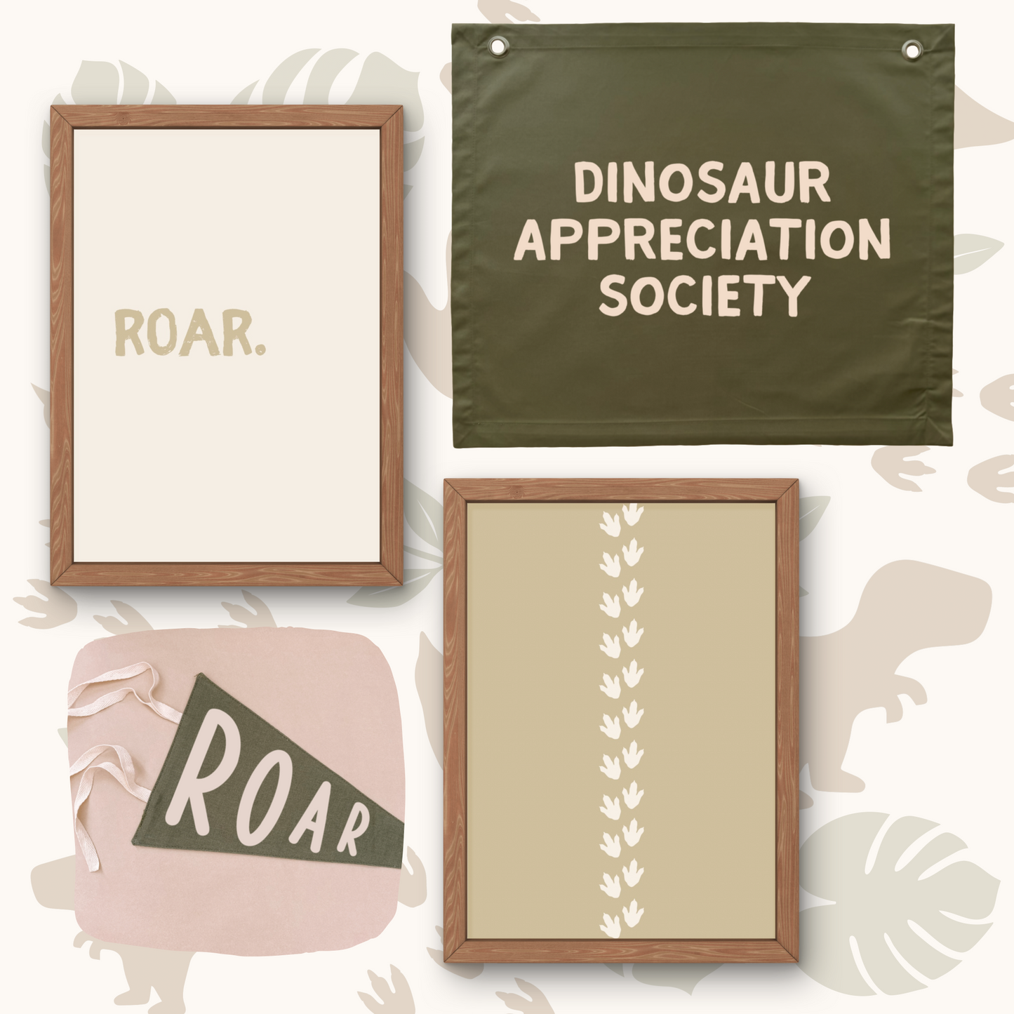 Bedroom starter pack ~ Olive dinosaur