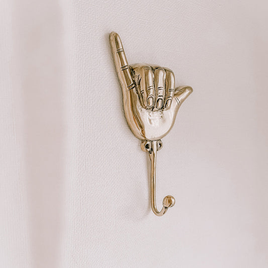 Bengali home shaka wall hook ~ gold