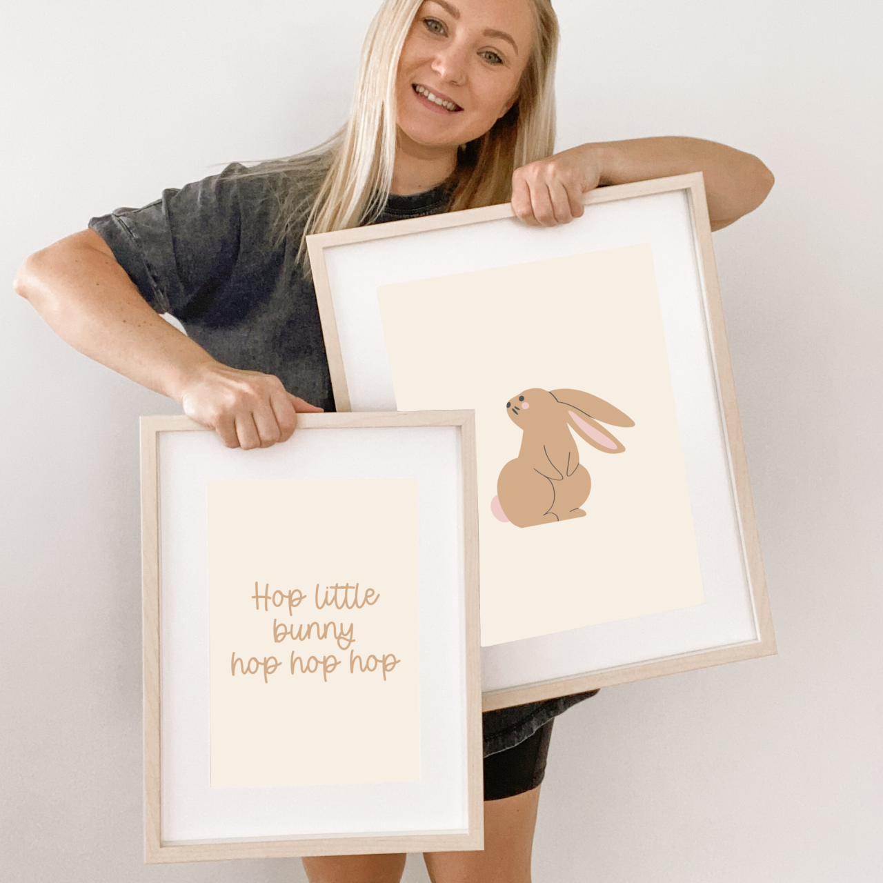 Bunny nursery styling. Bunny bedroom decor. Hop little bunnies bedroom wall print. Bunny nursery inspo. Hop little bunnies bedroom inspo. Bunnies nursery ideas. Bunny rabbit bedroom print. Boys wall prints. Rabbit boys nursery decor. Simple bunny bear wall print. Bunny wall print. Rabbit nursery wall decor.