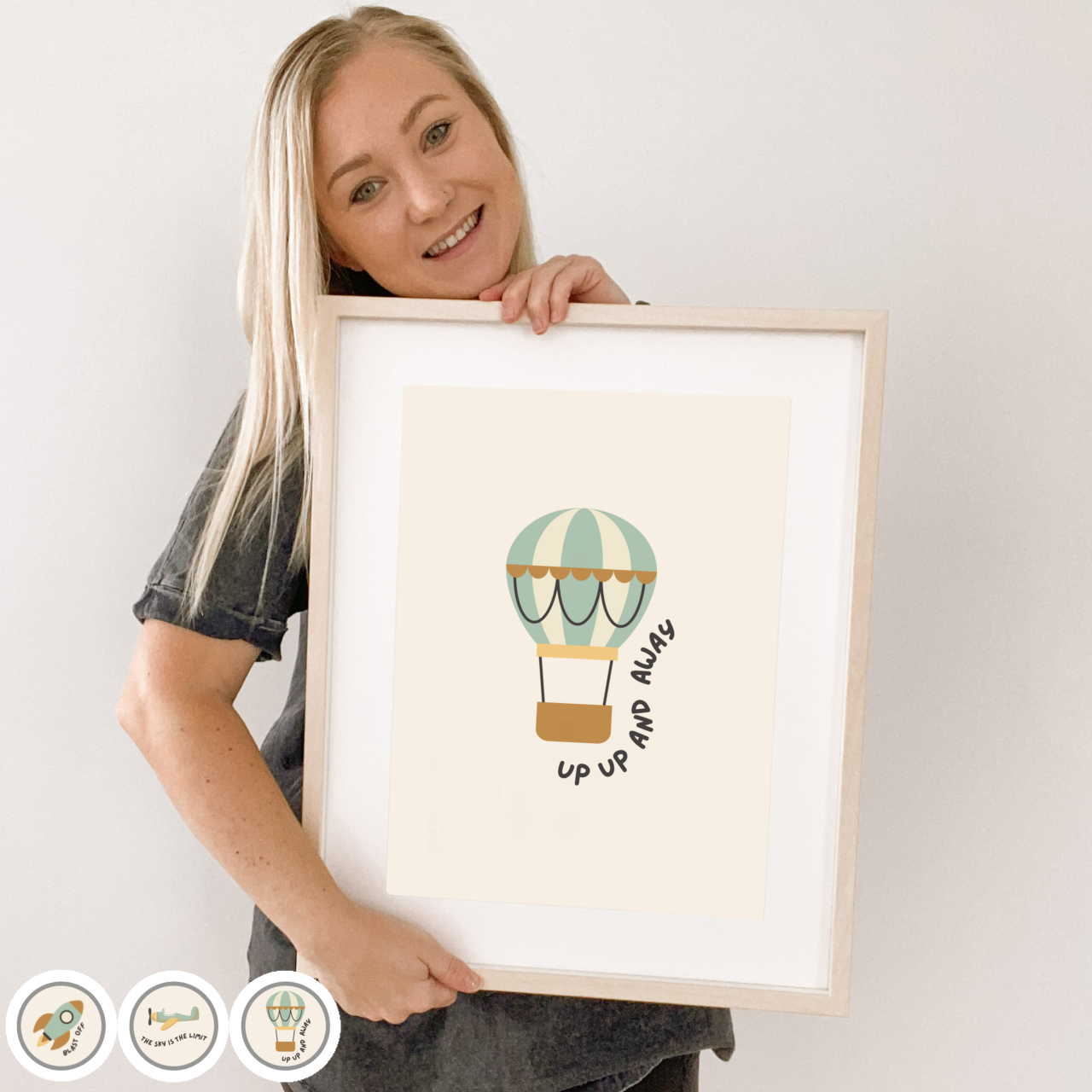 To the skies kids wall print / wall art ~ 3 designs