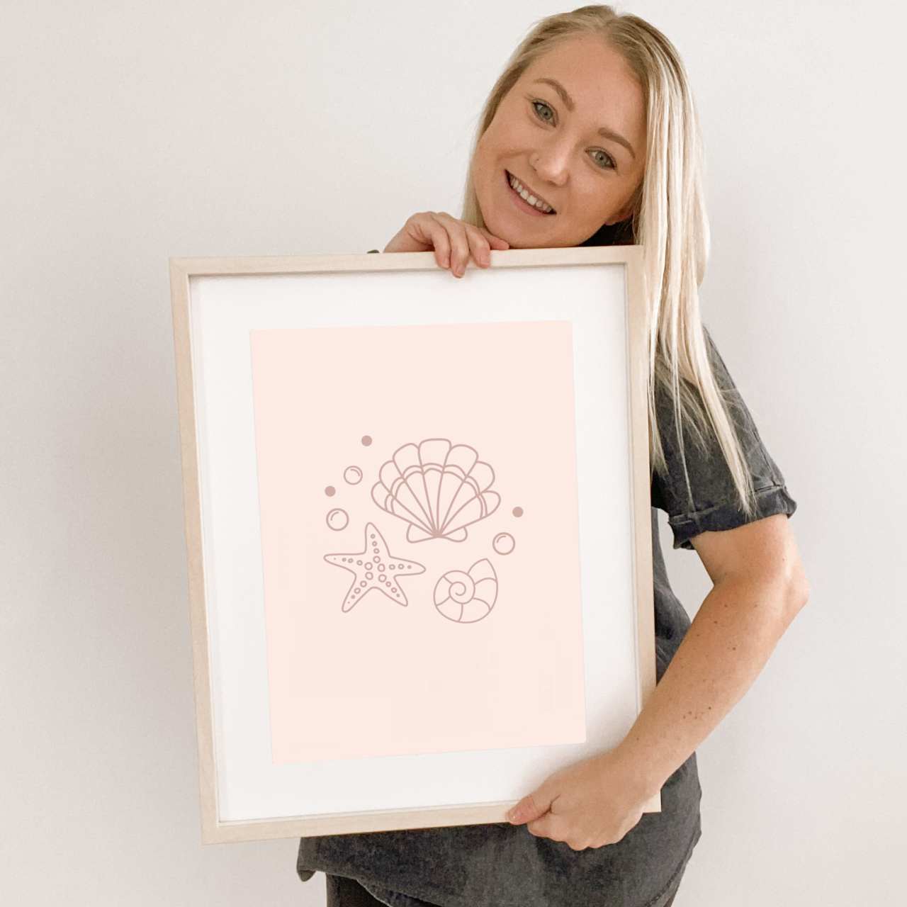 Under the sea girls wall prints / wall art ~ 2 colours