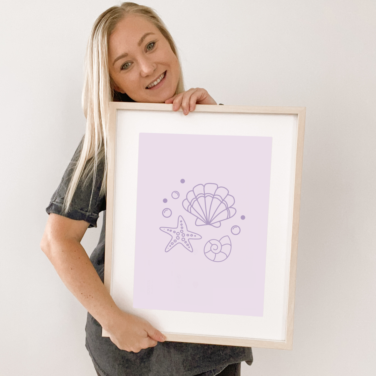 Under the sea girls wall prints / wall art ~ 2 colours