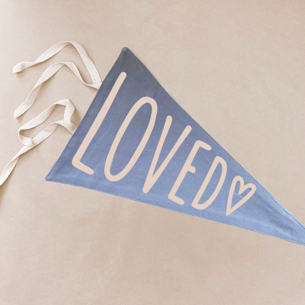 Kids nursery pennant flag. Kids loved wall flag. Gender neutral bedroom wall banner. Kids loved playroom flag banner. Kids playroom wall flag. Kids bedroom styling. Kids bedroom wall decor. Kids bedroom inspo. Kids bedroom decor ideas. 7 year old bedroom ideas. 10 year old bedroom ideas. 12 year old bedroom ideas.