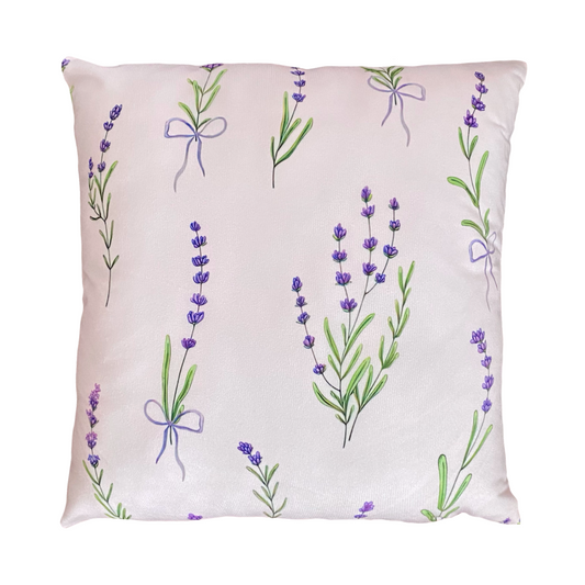 Lavender cushion slip ~ Sample