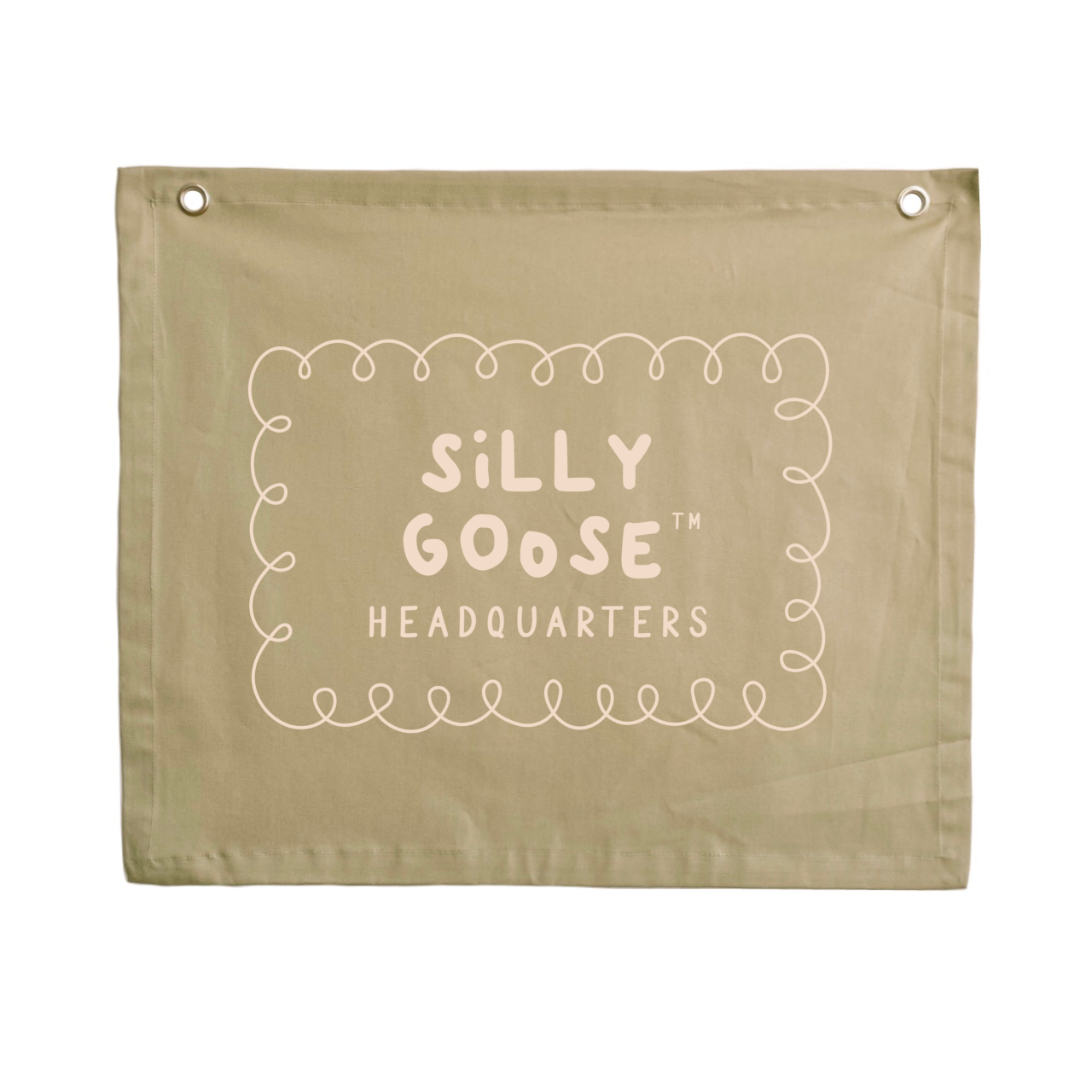 Silly goose nursery flag. Silly goose wall flag. Silly goose bedroom wall banner. Silly goose playroom banner. Kids playroom wall flag. Nursery styling. Toddler bedroom inspo. Toddler bedroom decor ideas. Silly goose nursery decor.