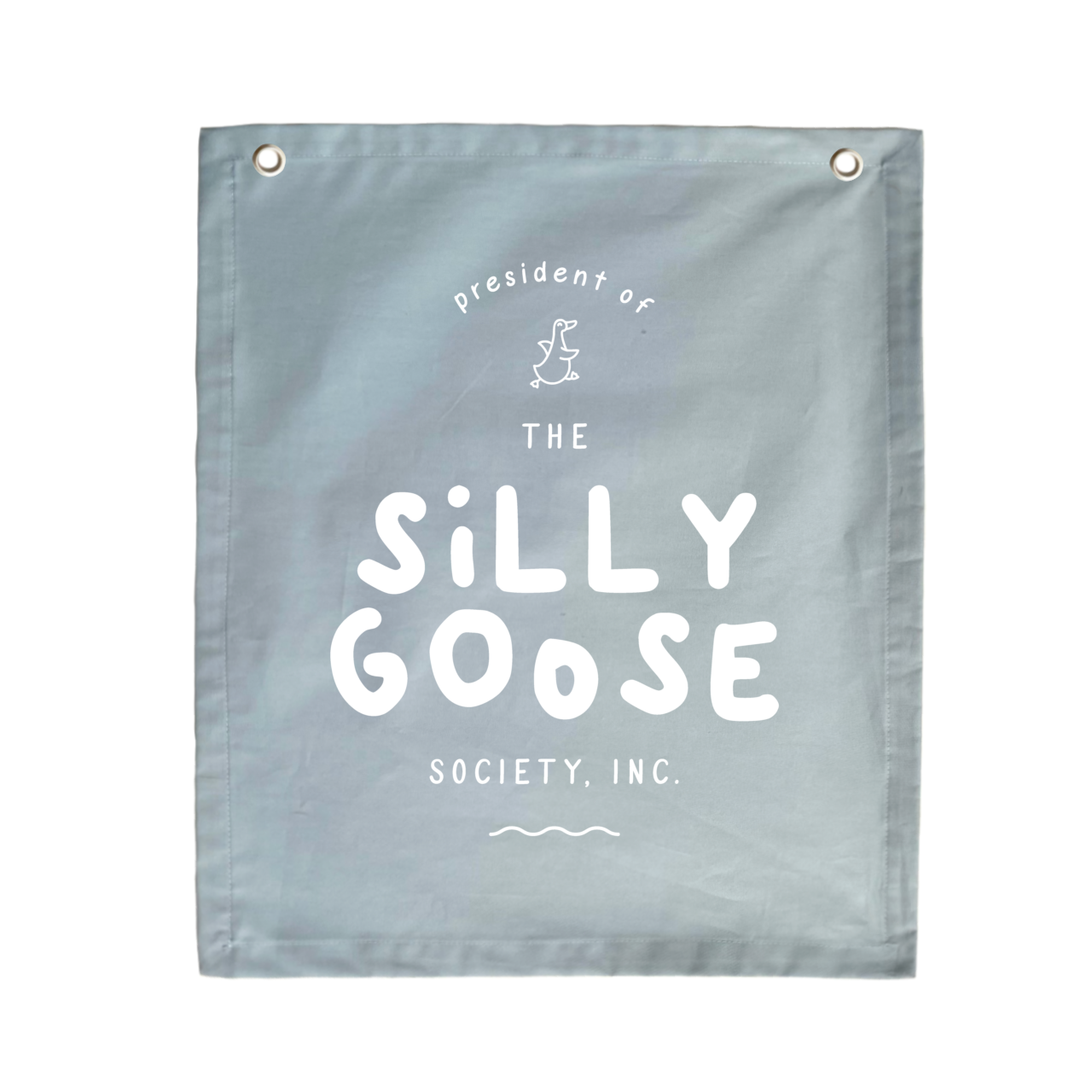 Silly goose nursery flag. Silly goose wall flag. Silly goose bedroom wall banner. Silly goose playroom banner. Kids playroom wall flag. Nursery styling. Toddler bedroom inspo. Toddler bedroom decor ideas. Silly goose nursery decor.