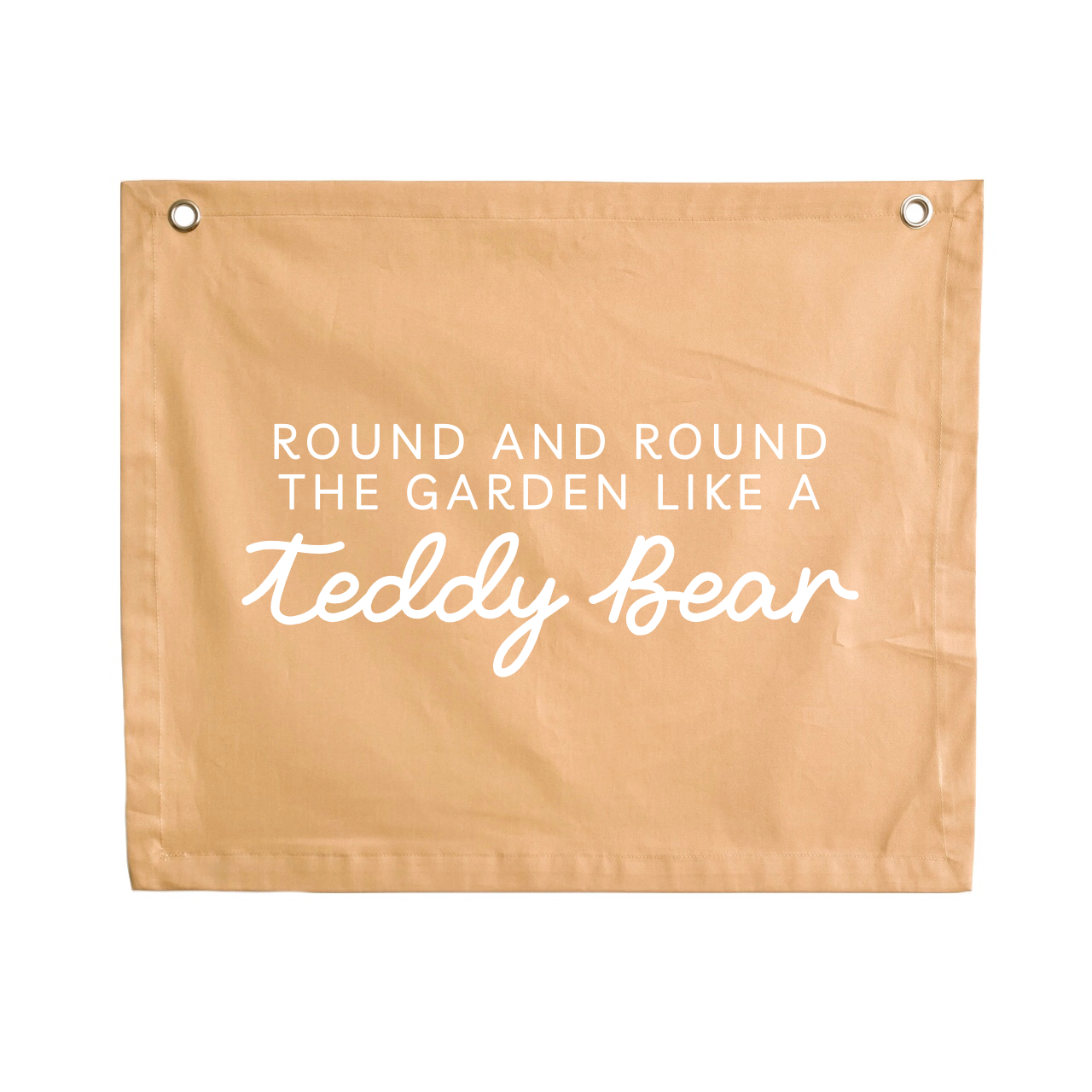 Teddy bear wall banner. Round and round the garden like a teddy bear. Boys teddy bear bedroom styling. Boys teddy bear bedroom wall decor. Boys bedroom teddy bear wall banner. Boys wall decor. Boys teddy bear bedroom. Boys teddy bedroom decor ideas. Teddy bear nursery banner. Teddy bear nursery.