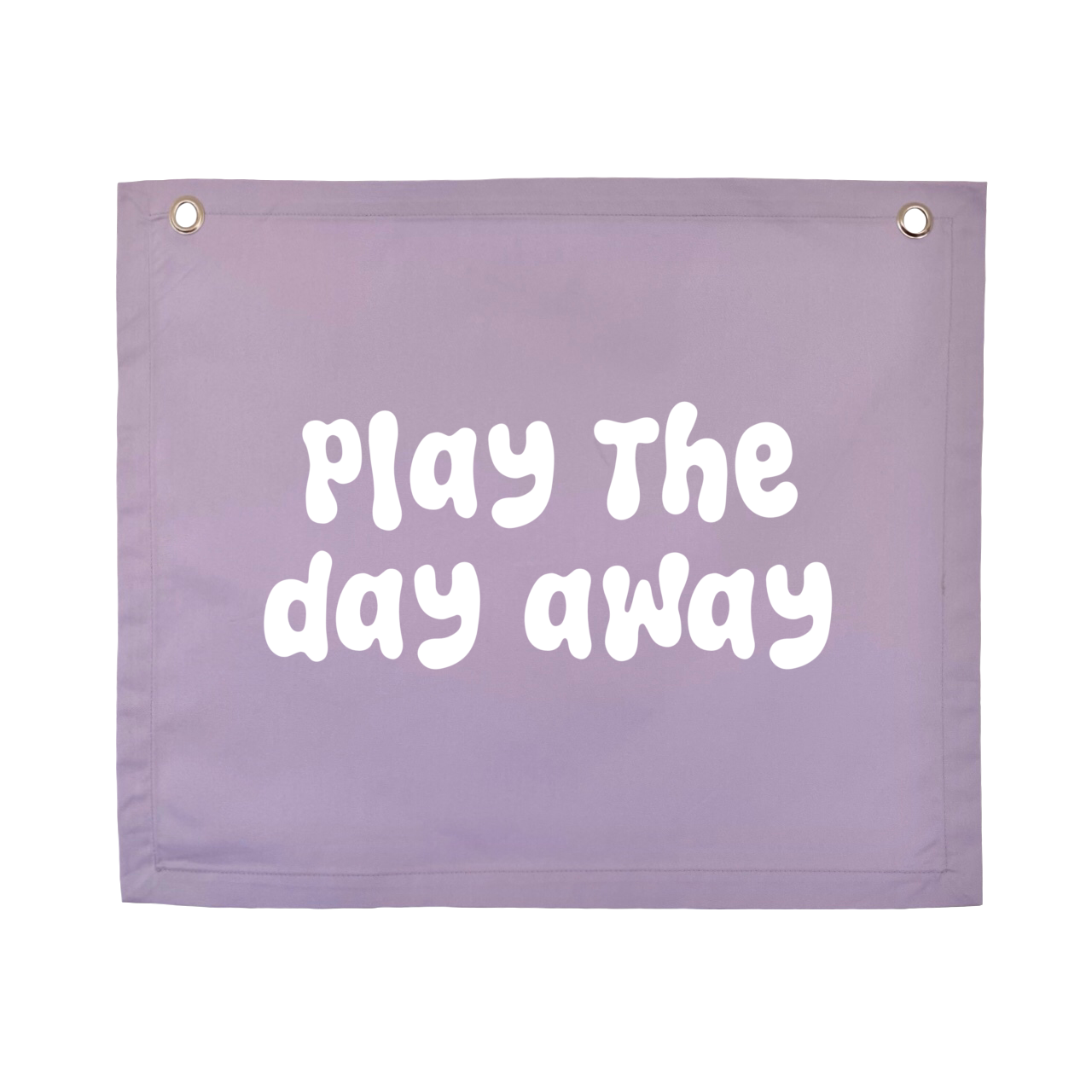 Play wall flag. Play the day away banner. Play sign. kids bedroom styling. kids play bedroom decor. Play wall banner. kids playroom inspo. kids bedroom inspo. kids bedroom ideas. Coastal kids playroom banner. kids wall banner.