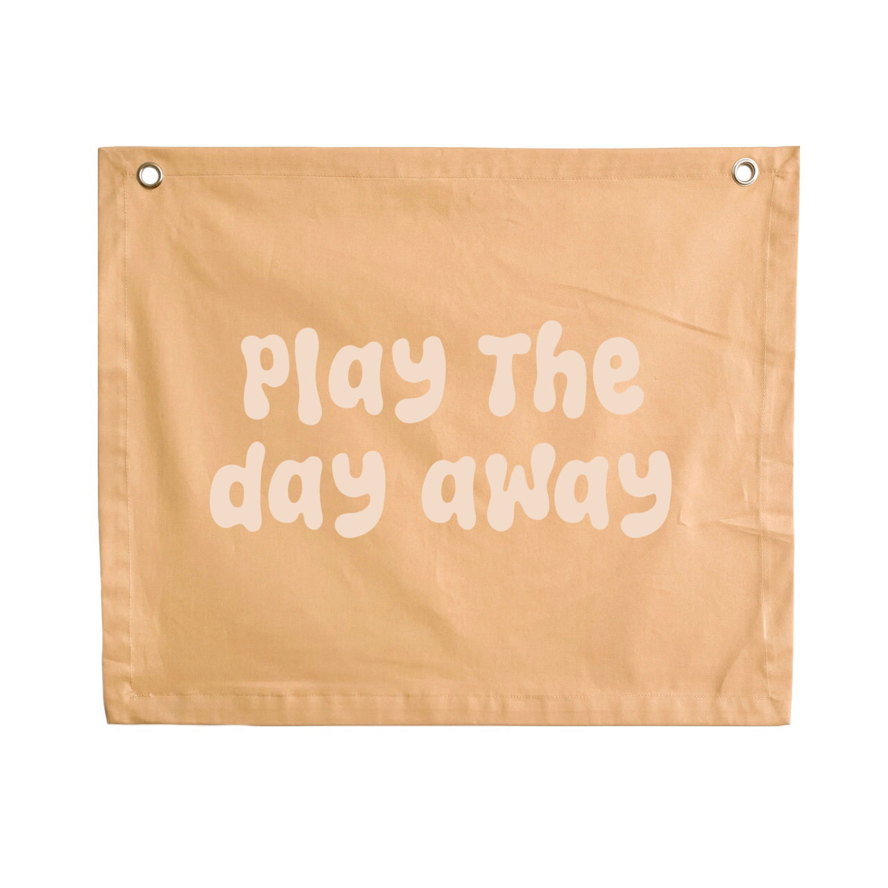 Play the day away kids wall banner / wall hanging ~ Honey