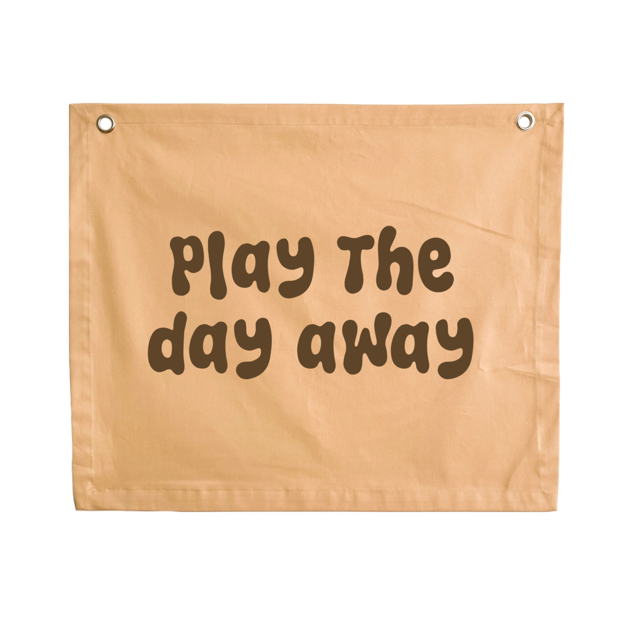 Play the day away kids wall banner / wall hanging ~ Honey