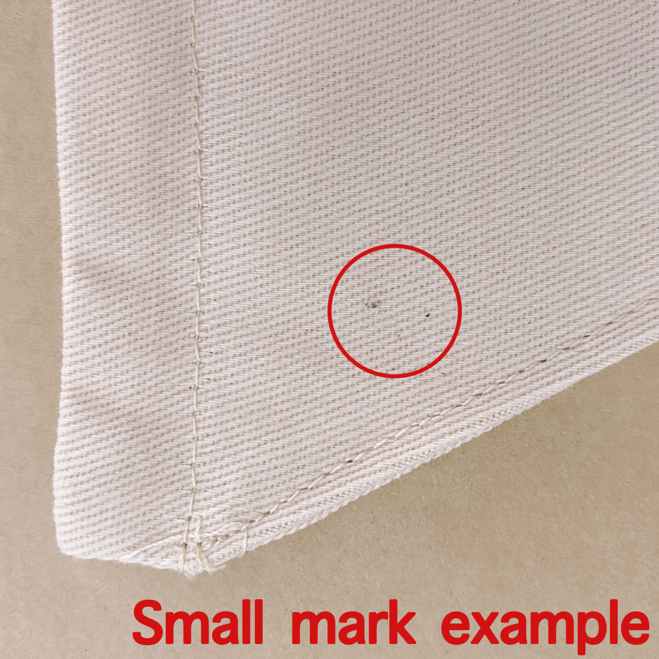 Personalised initial alphabet soup pennant flag ~ Warm sand Imperfect