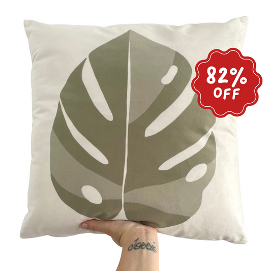 Monstera cushion slip ~ Duo ~ Sale