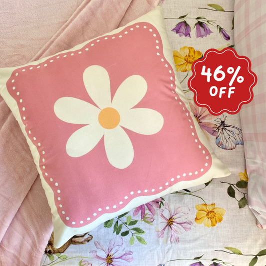 Daisy cushion slip / cushion cover