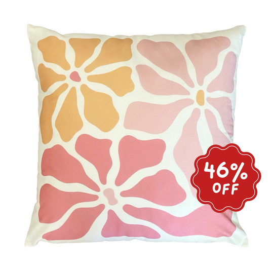 Summer blooms cushion slip / cushion cover