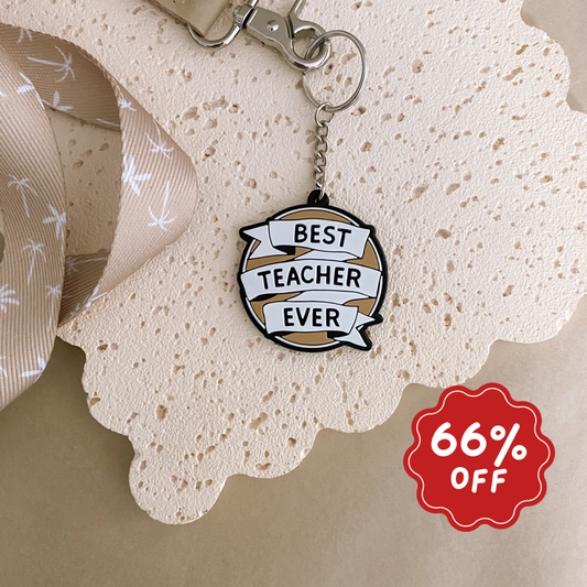 Best teacher ever keyring