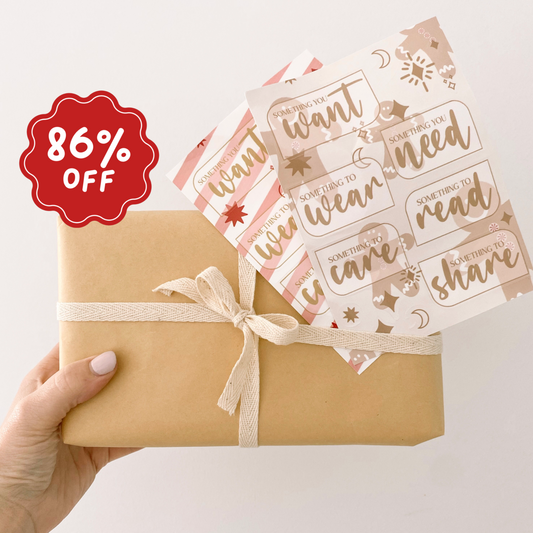 Mindful gifting sticker set ~ Sale