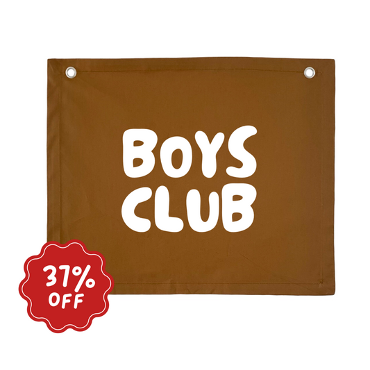 Boys club wall banner ~ Spice ~ Imperfect