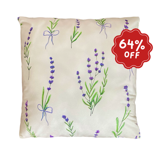 Lavender cushion slip ~ Sample