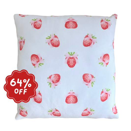 Berries & Bows cushion slip ~ Sample