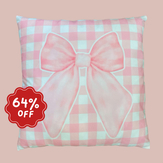 Sole bow cushion slip ~ Sample