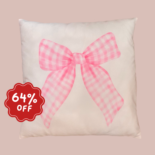 Sole bow cushion slip ~ Sample