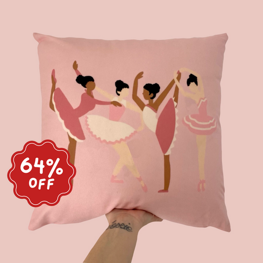 Dancer cushion slip ~ Imperfect