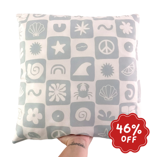 Aloha cushion slip / cushion cover ~ Ocean blue ~ Sale