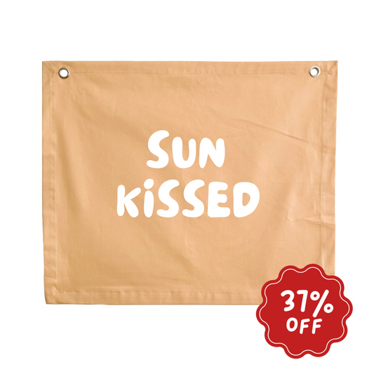 Sun kissed kids wall banner ~ Honey ~ Happy Boys branding