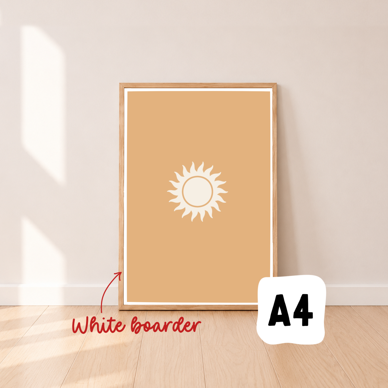 Sun wall print ~ Honey ~ Sale