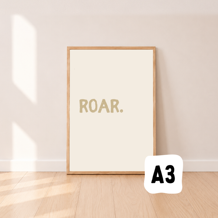 Dinosaur Roar nursery wall art ~ Sale
