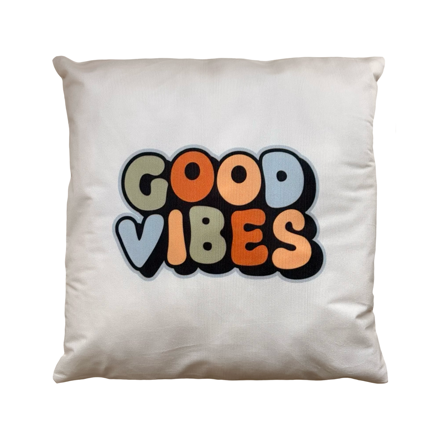 Good vibes cushion slip ~ Sample