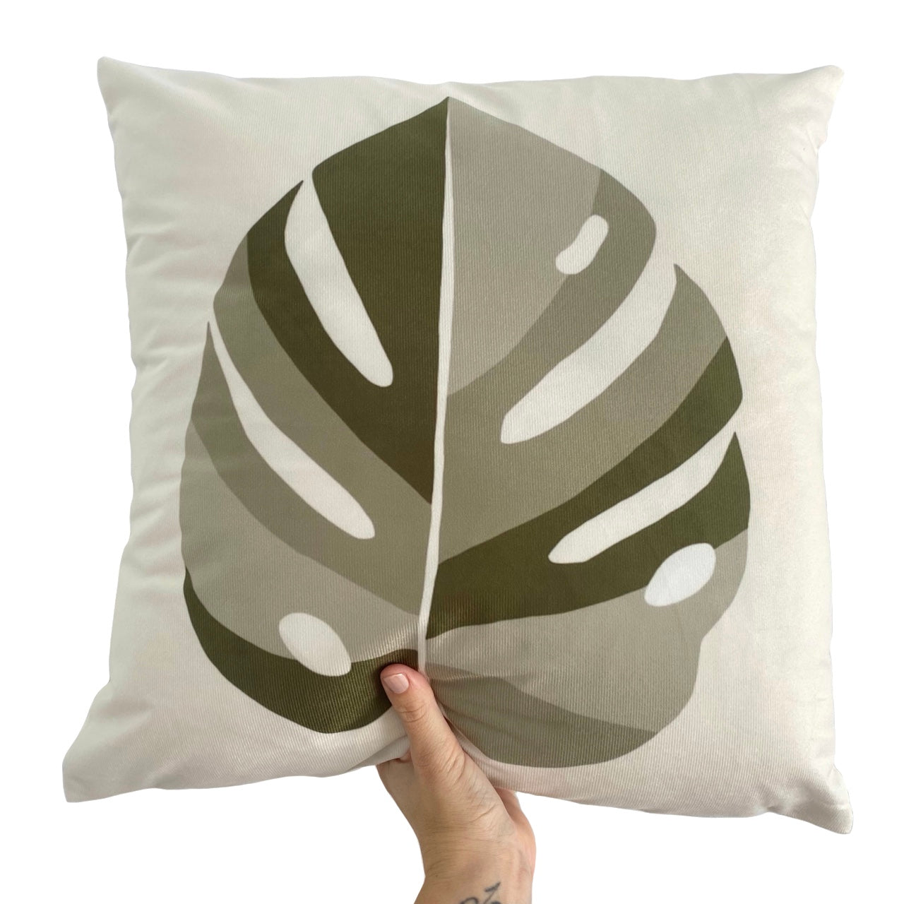 Monstera cushion slip ~ Trio ~ Sale