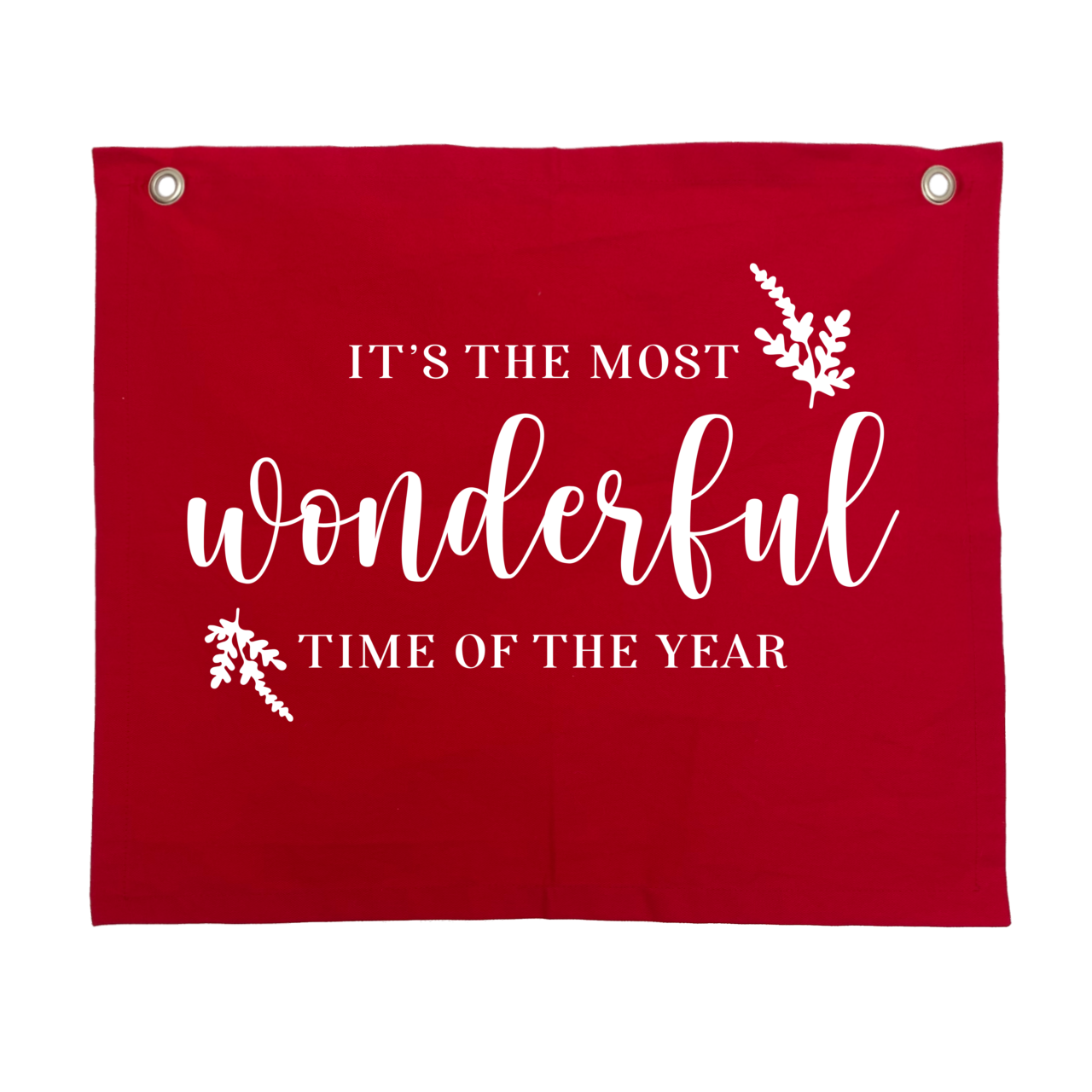 Christmas wall banner. Most wonderful time of the year wall banner. Christmas decor. Kids Christmas banner. Wonderful time banner. Xmas wall banner. Neutral Christmas decor. Minimalist Christmas wall banner. Christmas wall decor.