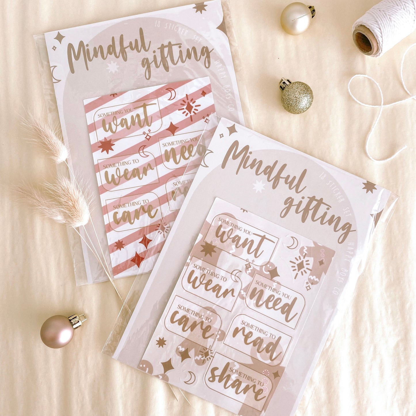 Mindful gifting sticker set ~ Sale