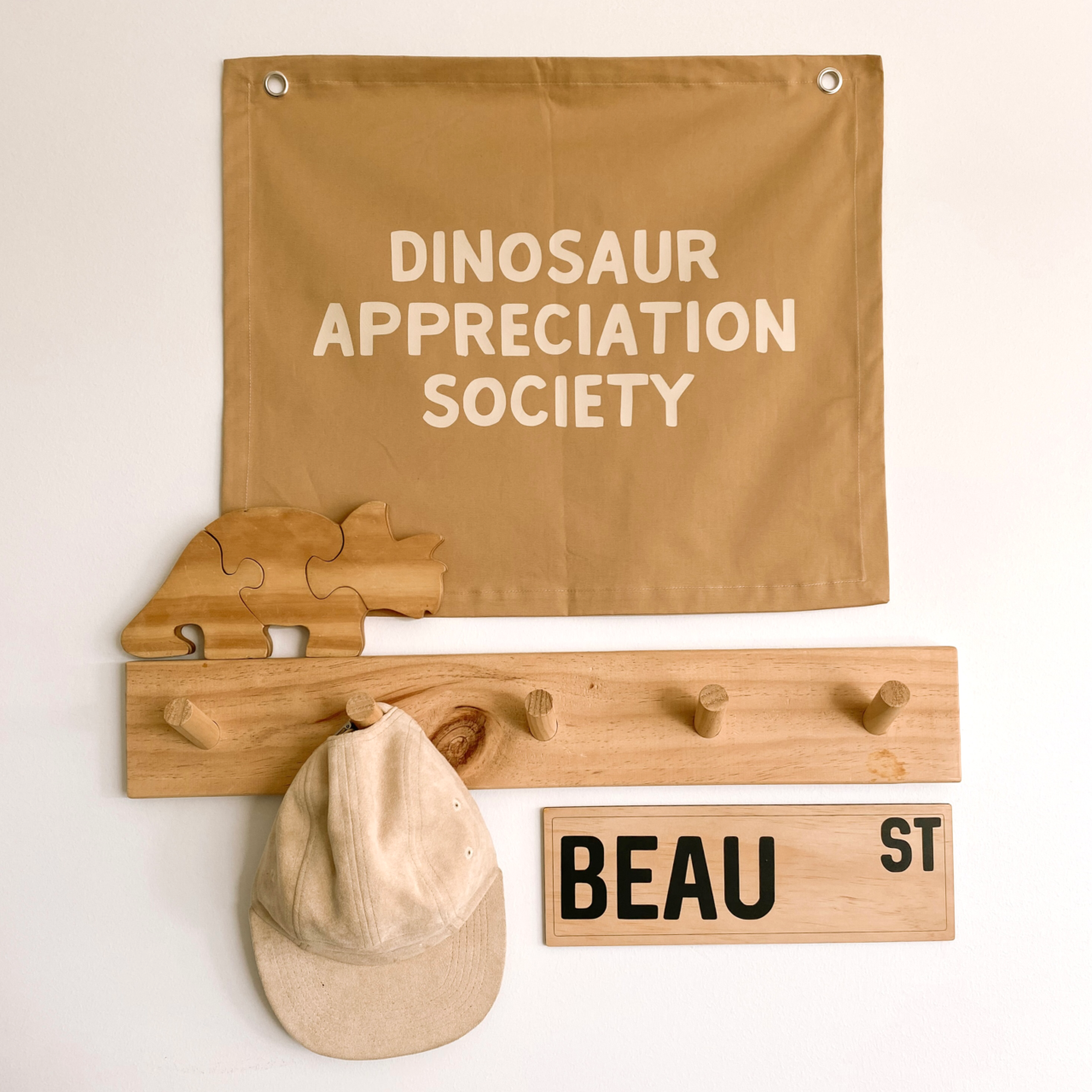 Dinosaur wall banner. Boys dinosaur bedroom styling. Boys dinosaur bedroom wall decor. Boys bedroom Dino wall banner. Boys wall decor. Boys dinosaur bedroom. Boys Dino bedroom decor ideas. 7 year old bedroom ideas. 10 year old bedroom ideas. 12 year old bedroom ideas.