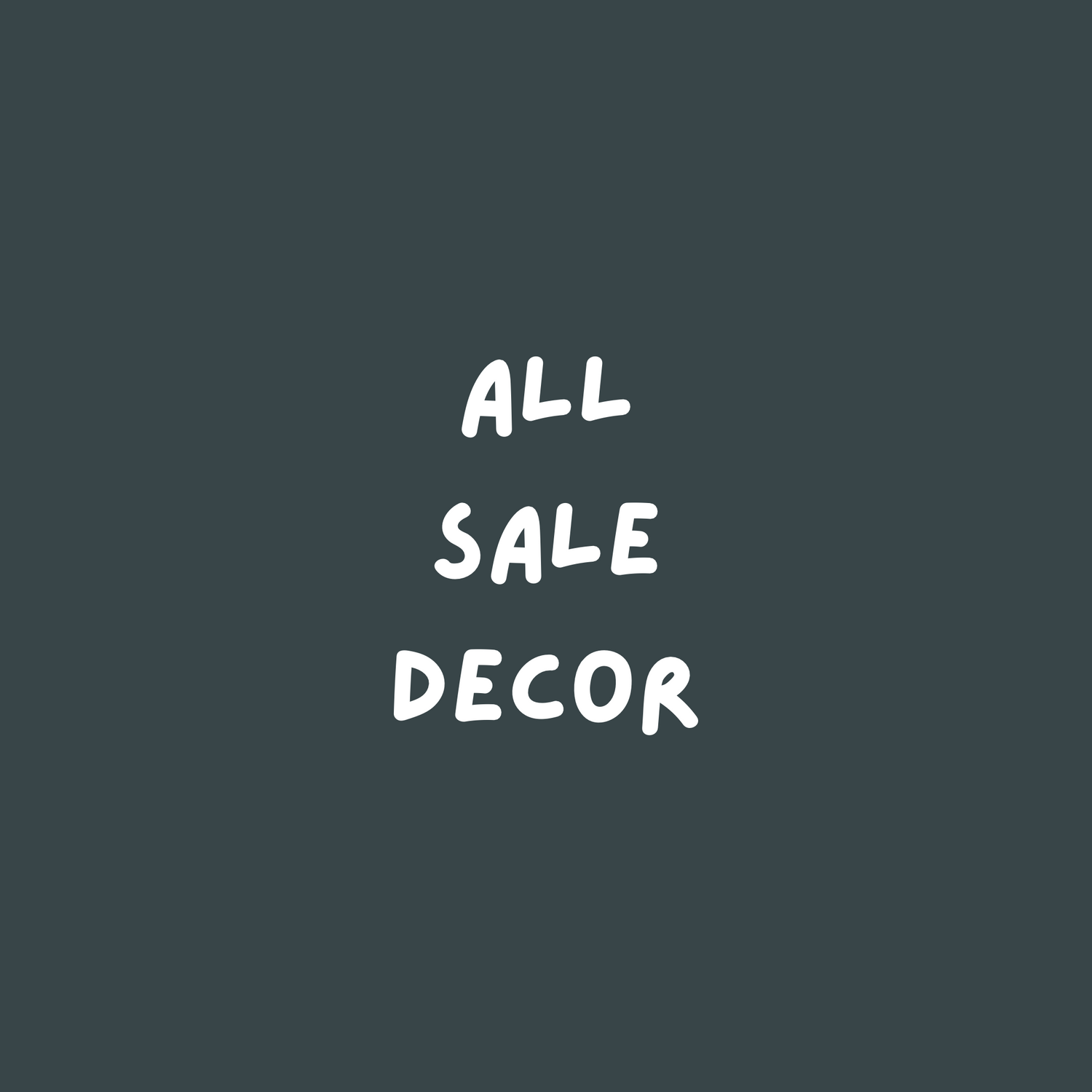 All sale decor