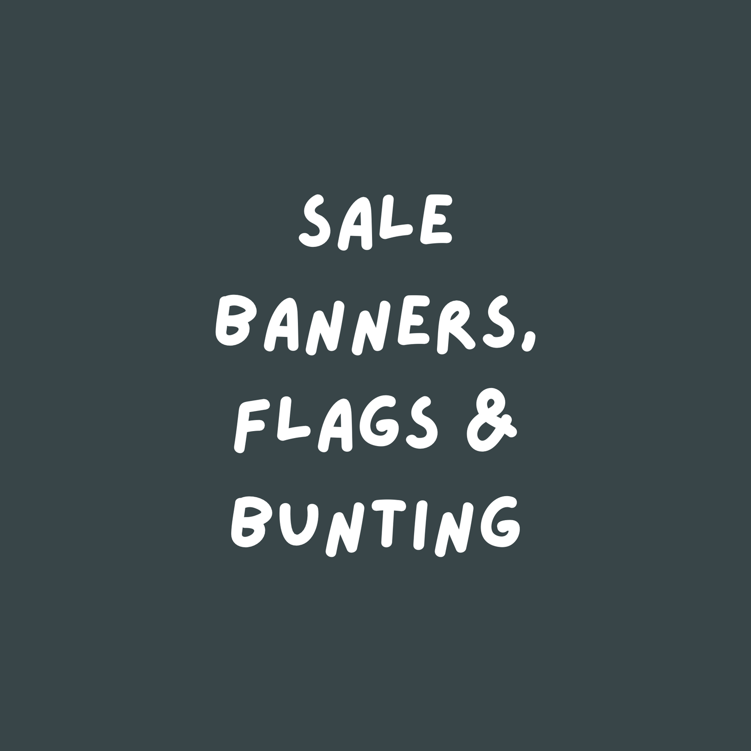 Sale banners & flags