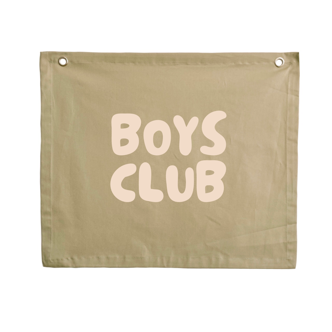 Boys club kids wall banner / wall hanging ~ Fern